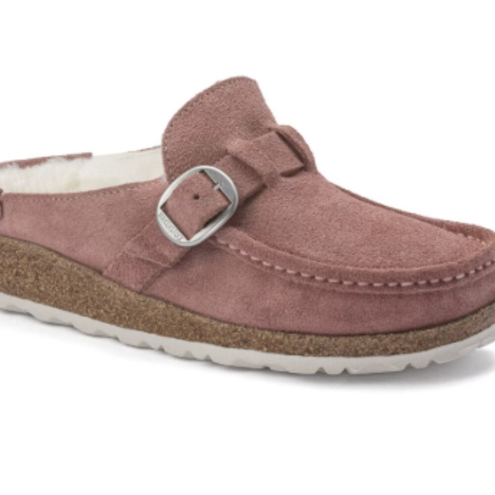 Birkenstock Buckley Suede Leather Soft Pink - Size 9/9.5